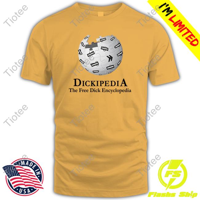 Official Smosh Merch Dickipedia The Free Dick Encyclopedia Tee