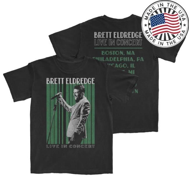 Official Brett Eldredge 2024 Photo Tour Tshirt