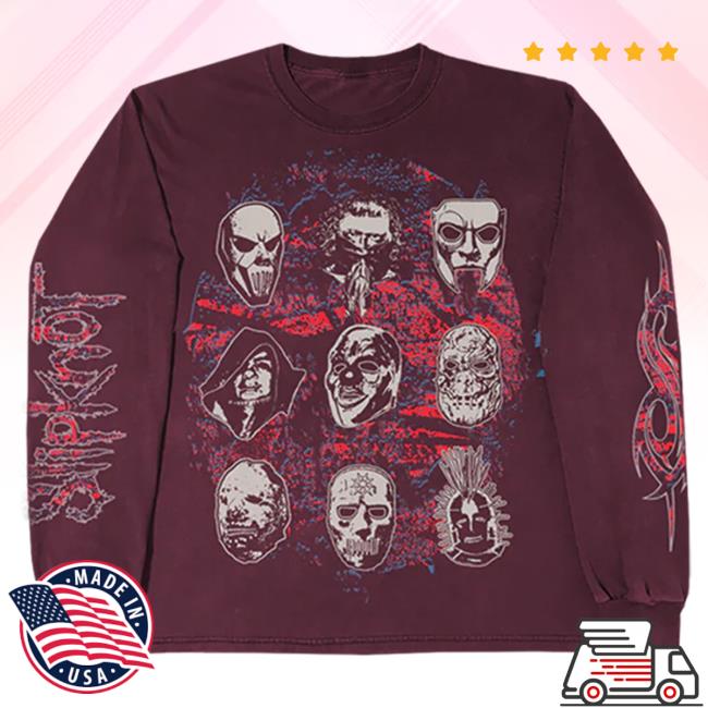 Official Slipknot Merch Store Slipknot Mask Long Sleeve Tee Slipknotmerch Apparel Clothing Shop