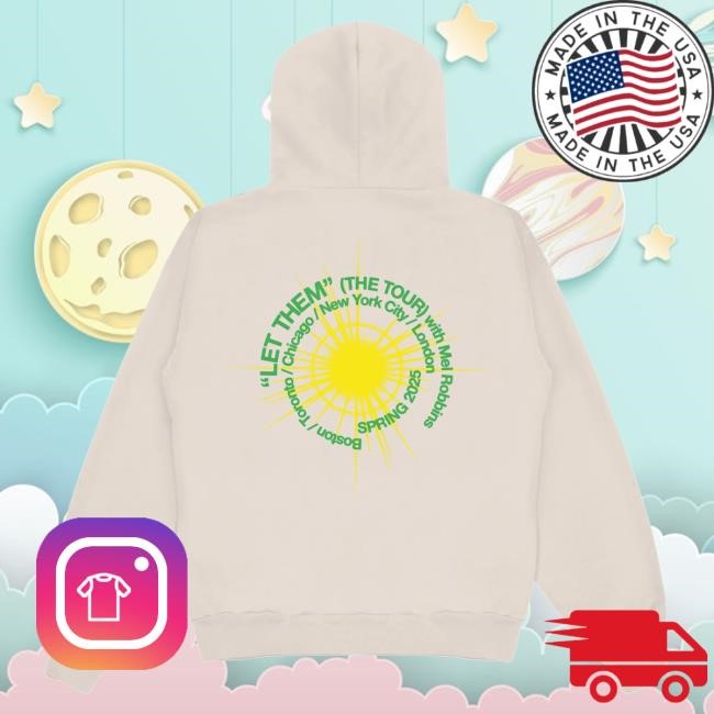 Official Mel Robbins Let Them Cream Hoodie