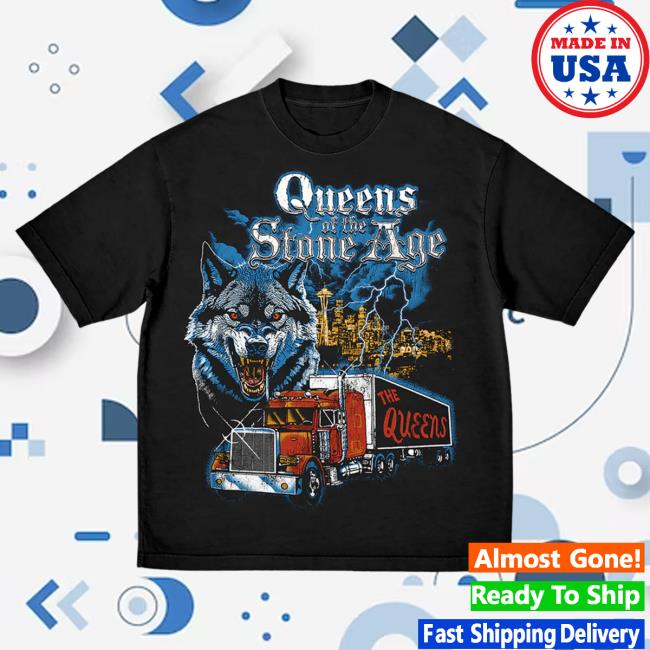 Official Qotsa Merch Store Queens Of The Stone Age Qotsa Classics: Truck Shirt New Qotsa Apparel Shop