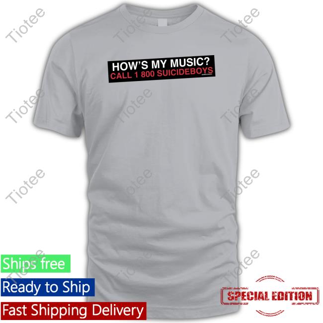 G59 How's My Music Call 1 800 Suicideboys Crewneck Sweatshirt