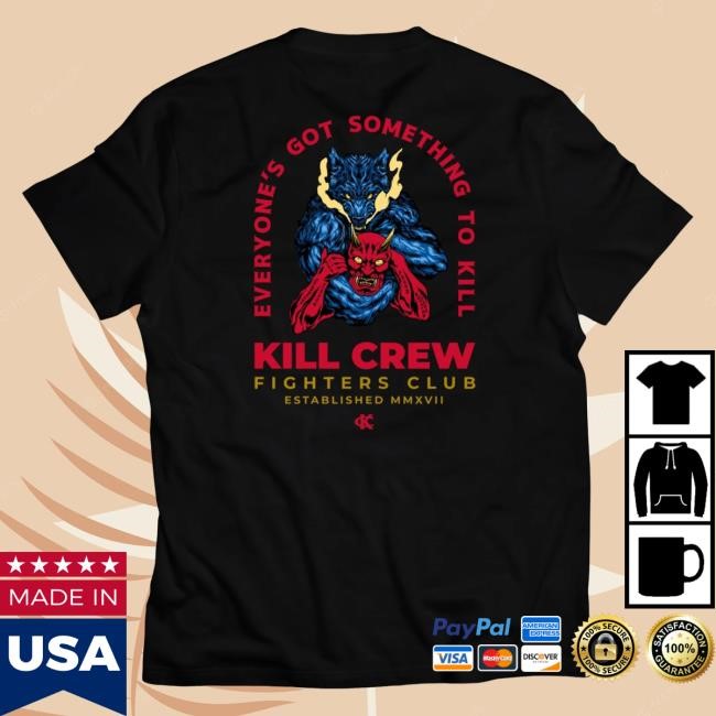Official Kill Crew Apparel Clothing Inner Demons T-Shirt - Black KillCrew Shop