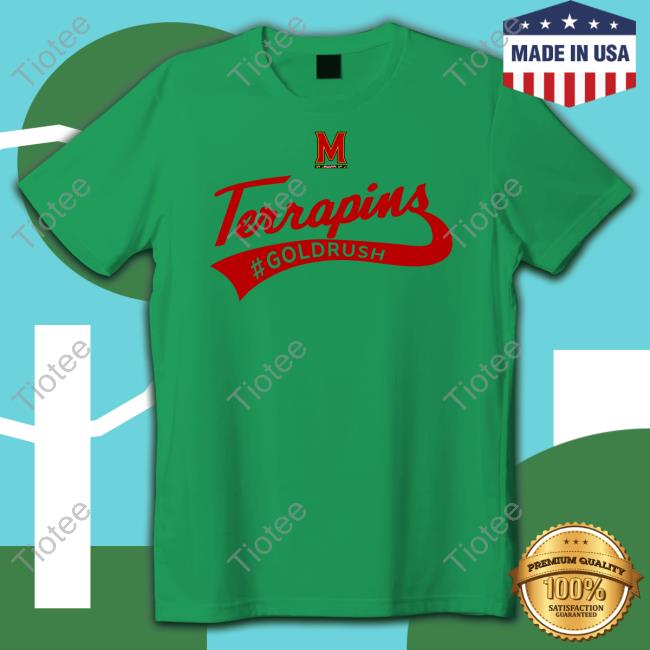 Terrapins Goldrush Terrapin Row Tee Shirt Maryland Terrapins