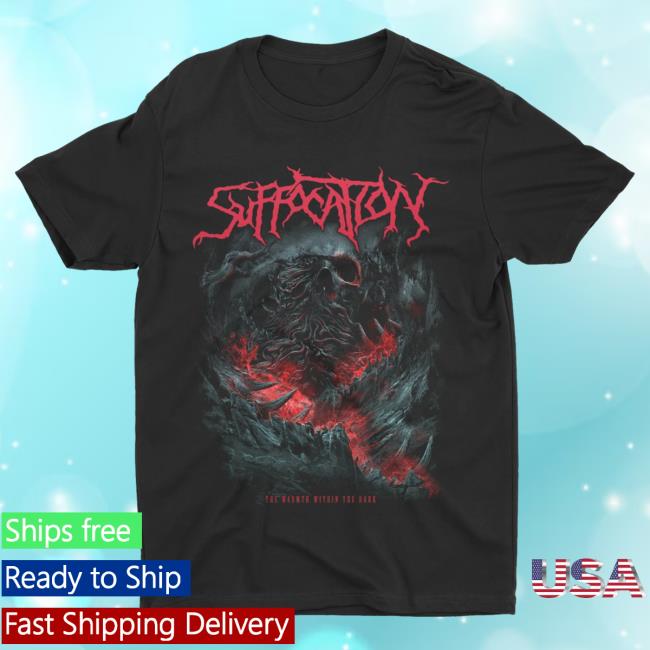 Official Night Shift Merch Indie Merch Store Suffocation - The Warmth Within The Dark Popover Shirt Nightshiftmerch Indiemerchstore