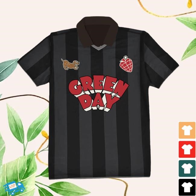 Green Day Merch Saviors Tour 2024 Soccer Jersey Shirt – Green Day Band Store