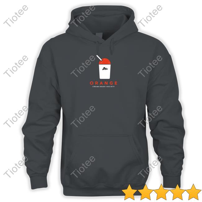 Del Taco Restaurants Orange Cream Shake Society Tee Shirt Orange Cream Shake Society Shirt