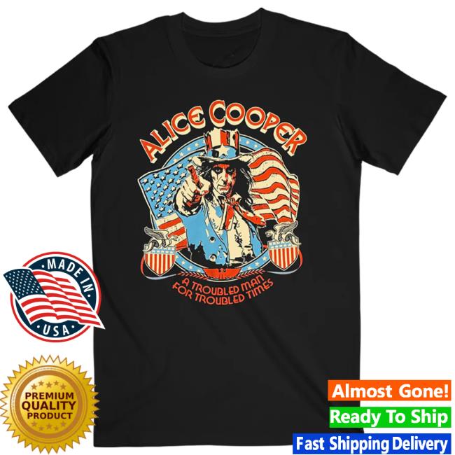Alice Cooper Official Shop Merch Presidential Seal Hoodie