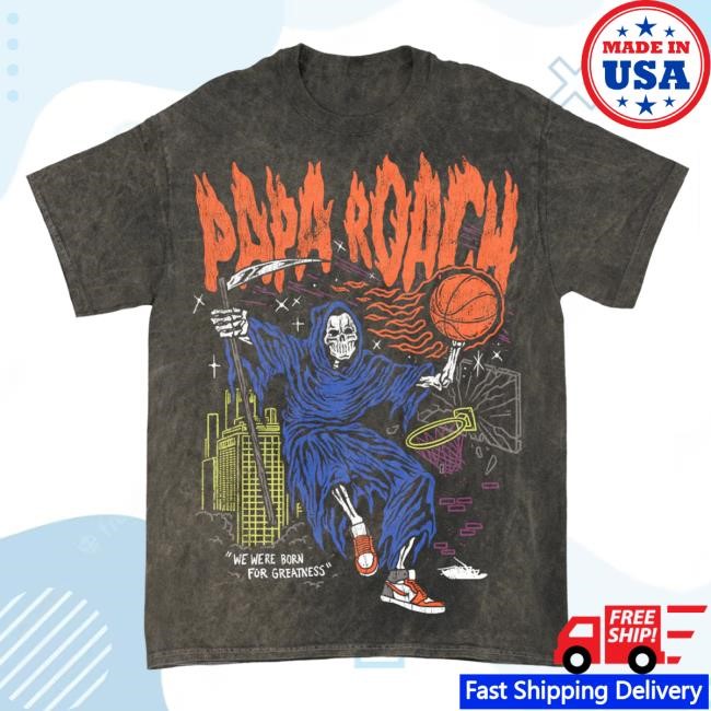 Official Papa Roach Merch Dunk Madness Tshirt