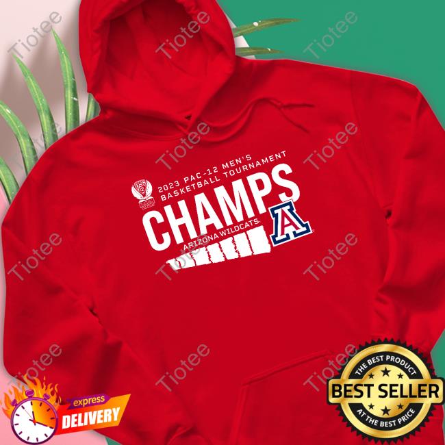 Arizona Wildcats 2023 Pac-12 Basketball Conference Tournament Champions Shirt