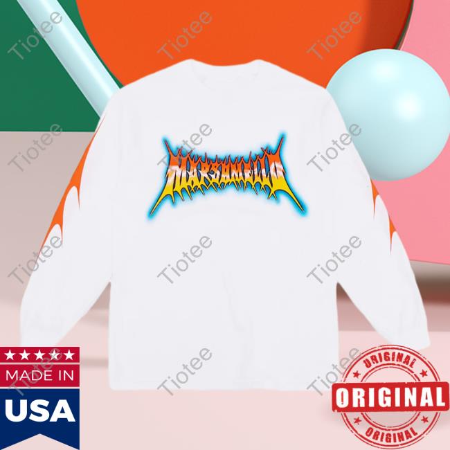 Official Marshmello Music Clothing Store Shop Toxic L/S Sweatshirts White Marshmellomusic Merch