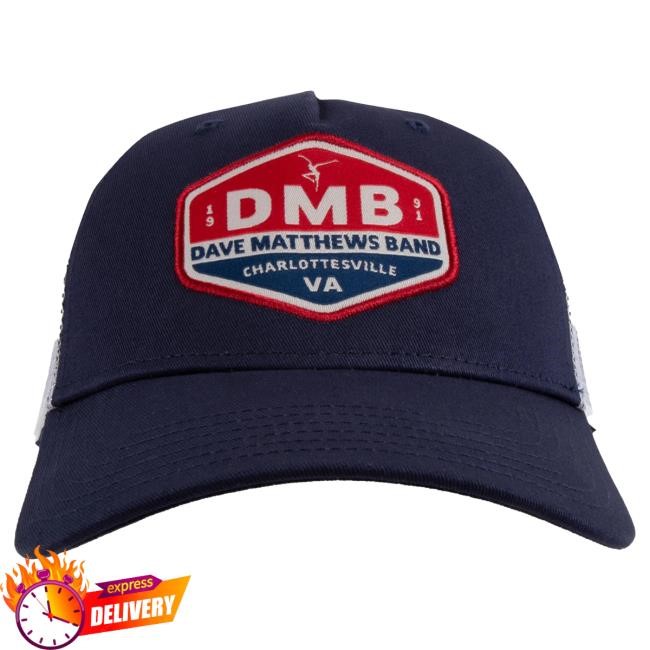 Official Dave Matthews Band Merch Store DMB Badge Trucker Hat