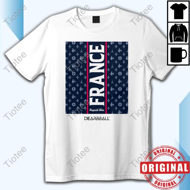 DearBBall Long Sleeve T-Shirt - France Royalty Blue
