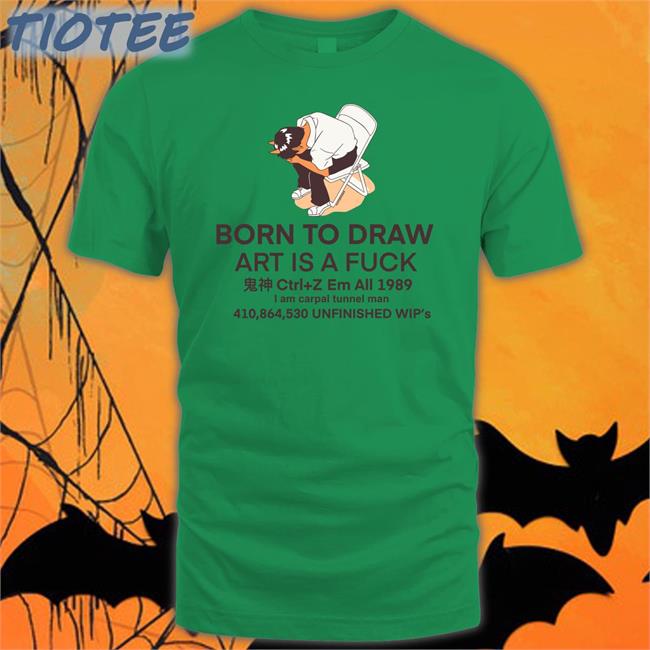 Born To Draw Art Is A Fuck Hoodie Jess