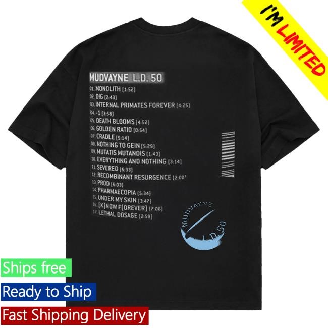 Official Mudvayne Merch Mud Vayne LD50 V2 Shirts