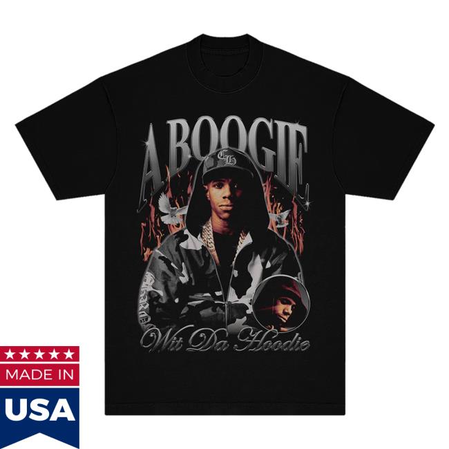 Official A Boogie Wit Da Hoodie Merch Julius Dubose Collage Tshirt