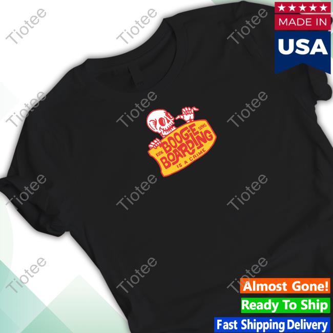 Official Boogie Boarding Is A Crime Hoodie