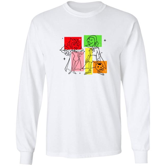 Marvel WandaVision Wanda And Vision 50s T Shirt Marvel WandaVision Wanda And Vision 50s T Shirt