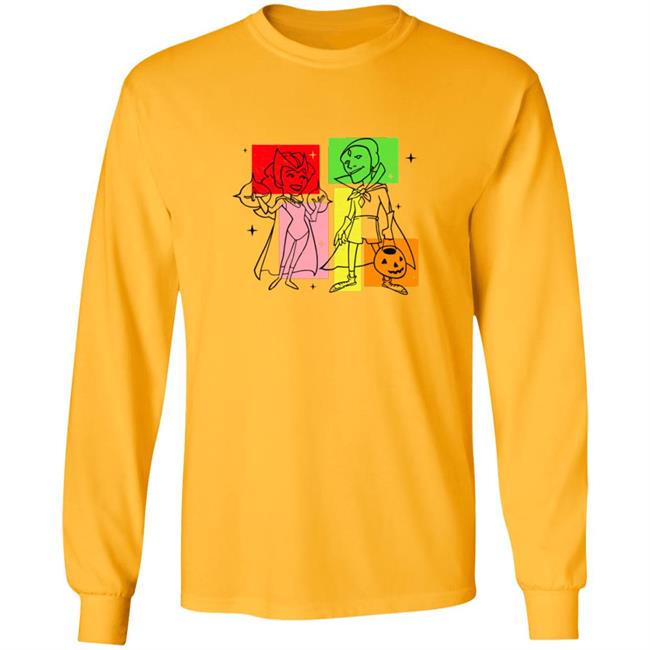 Marvel WandaVision Wanda And Vision 50s T Shirt Marvel WandaVision Wanda And Vision 50s T Shirt