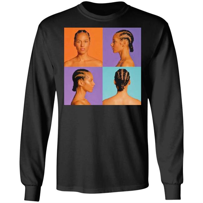 Iteeres-Alicia Keys Hole In Shirt Print shirt clothing plus size black t shirts Iteeres-Alicia Keys Hole In Shirt Print shirt clothing plus size black t shirts