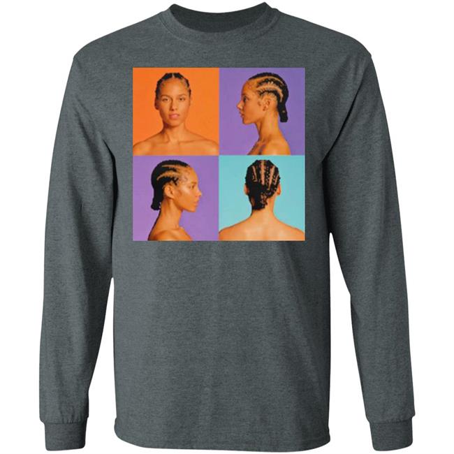 Iteeres-Alicia Keys Hole In Shirt Print shirt clothing plus size black t shirts Iteeres-Alicia Keys Hole In Shirt Print shirt clothing plus size black t shirts