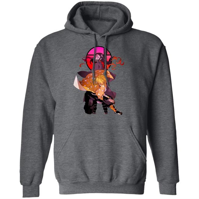 Render Demon Slayer Hoodie kimetsu no yaiba Nezuko x zenitsu anime black hoodie Sweatshirt Render Demon Slayer Hoodie kimetsu no yaiba Nezuko x zenitsu anime black hoodie Sweatshirt