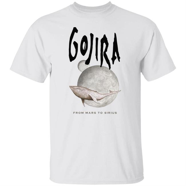 Gojira Merch Whale From Mars To Sirius T Shirt