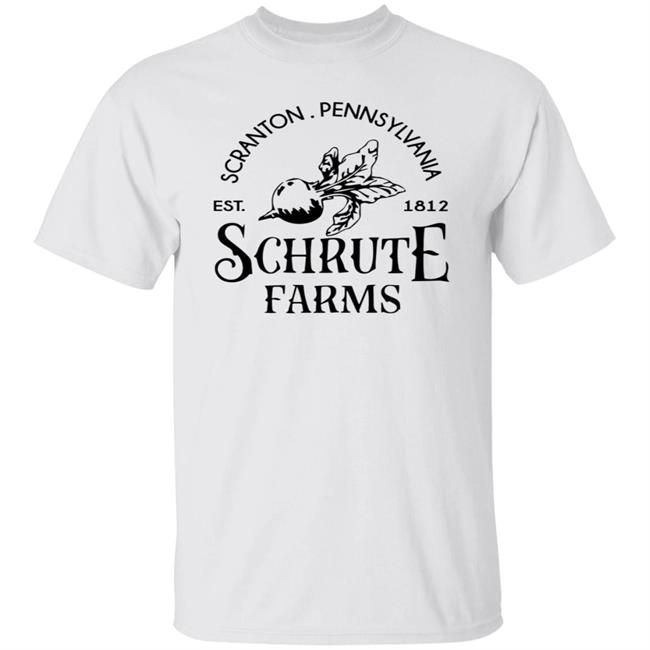 Schrute Farms Shirt Scranton Pennsylvana EST. 1812 Schrute Farms T Shirts