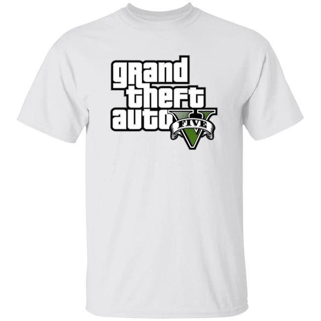 Rockstar Warehouse Grand Theft Auto V Logo Tee Shirt