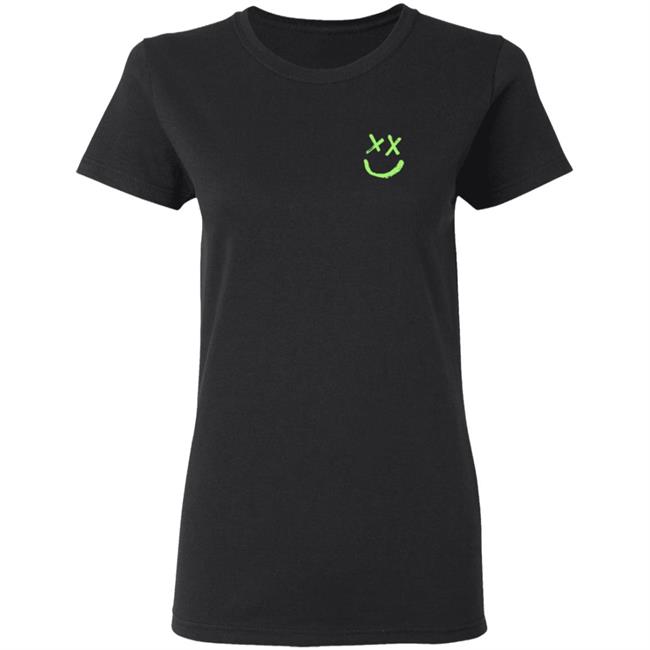 Louis Tomlinson Merch Smiley Walls Neon Green Logo Shirt Louis Tomlinson Merch Smiley Walls Neon Green Logo Shirt