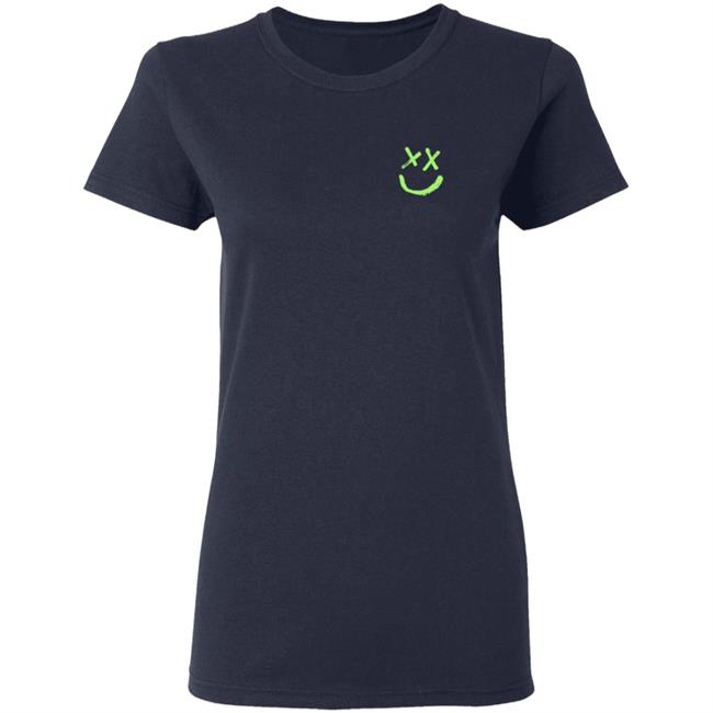 Louis Tomlinson Merch Smiley Walls Neon Green Logo Shirt Louis Tomlinson Merch Smiley Walls Neon Green Logo Shirt