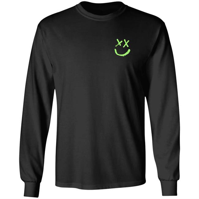 Louis Tomlinson Merch Smiley Walls Neon Green Logo Shirt Louis Tomlinson Merch Smiley Walls Neon Green Logo Shirt