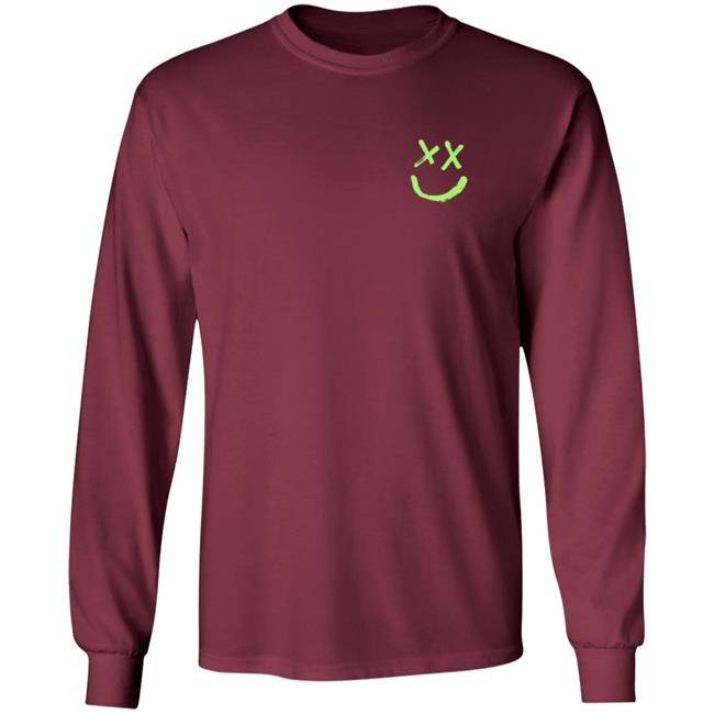 Louis Tomlinson Merch Smiley Walls Neon Green Logo Shirt Louis Tomlinson Merch Smiley Walls Neon Green Logo Shirt