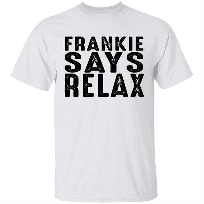Frankie Say Relax Vintage White Short 80's New Wase Shirt
