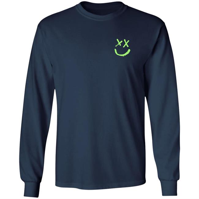 Louis Tomlinson Merch Smiley Walls Neon Green Logo Shirt Louis Tomlinson Merch Smiley Walls Neon Green Logo Shirt