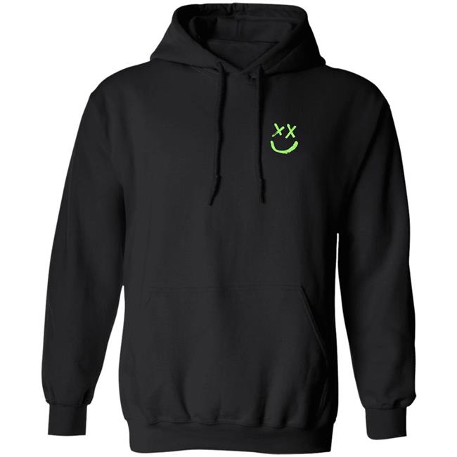 Louis Tomlinson Merch Smiley Walls Neon Green Logo Shirt Louis Tomlinson Merch Smiley Walls Neon Green Logo Shirt