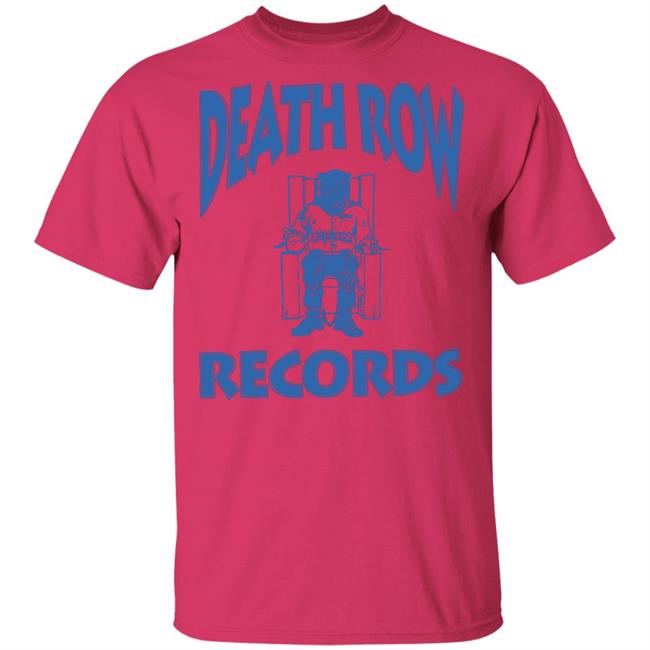 Ripple Junction Death Row Records Airbrush Tee Blue Logo Shirt white T Shirt Ripple Junction Death Row Records Airbrush Tee Blue Logo Shirt white T Shirt