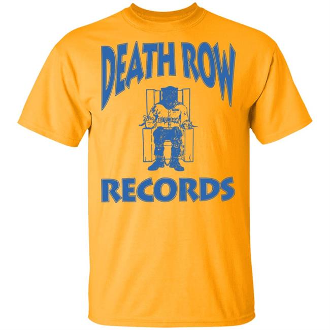 Ripple Junction Death Row Records Airbrush Tee Blue Logo Shirt white T Shirt Ripple Junction Death Row Records Airbrush Tee Blue Logo Shirt white T Shirt