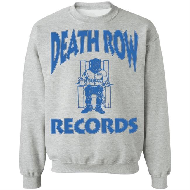 Ripple Junction Death Row Records Airbrush Tee Blue Logo Shirt white T Shirt Ripple Junction Death Row Records Airbrush Tee Blue Logo Shirt white T Shirt