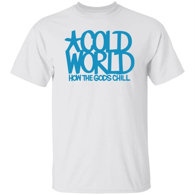 Cold World Htgc Logo Deathwish Inc T Shirt Deathwish Inc. T Shirts Cold World How The Gods Chill Logo T Shirt