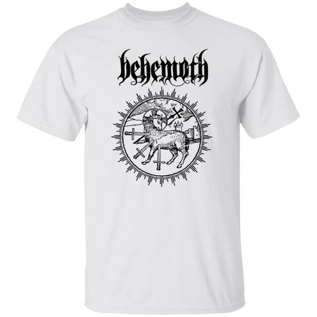 Behemoth Lamb Sigil Kingsroadmerch T Shirt Behemoth Kingsroadmerch Shirt Lamb Sigil Behemoth Shirts