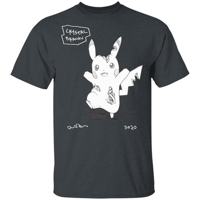 Pokemon Uniqlo S'pore Black T Shirt Crystal Pikachu 3020 Pokemon Uniqlo S'pore Black T Shirt Crystal Pikachu 3020