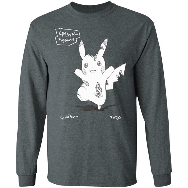 Pokemon Uniqlo S'pore Black T Shirt Crystal Pikachu 3020 Pokemon Uniqlo S'pore Black T Shirt Crystal Pikachu 3020