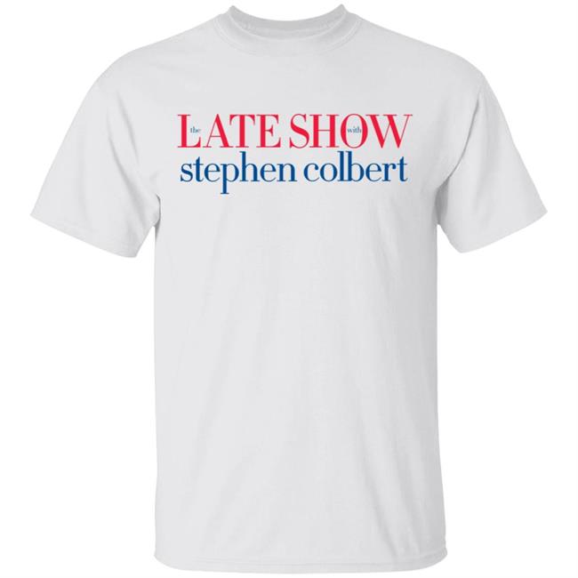 The Late Show With Stephen Colbert White Shirt