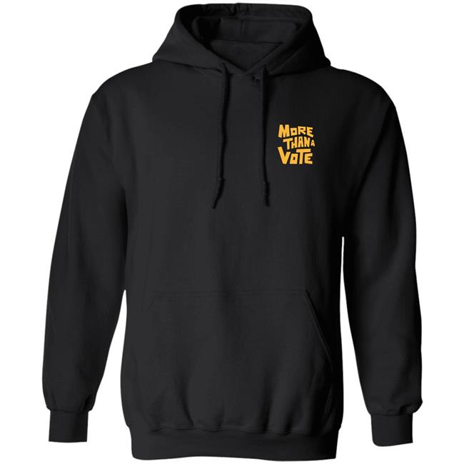More Than A Vote Merch More Than A Vote Yellow Logo Hoodie
