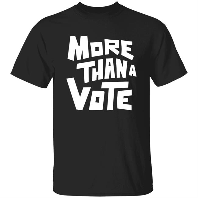 More Than A Vote Merch More Than A Vote White Logo Shirt