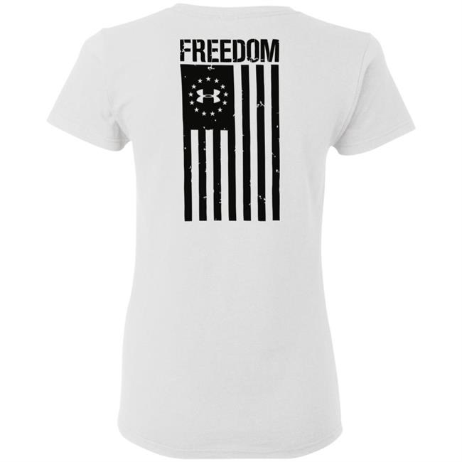 US NWT Under Armour Freedom Flag White Shirt NWT US NWT Under Armour Freedom Flag White Shirt NWT