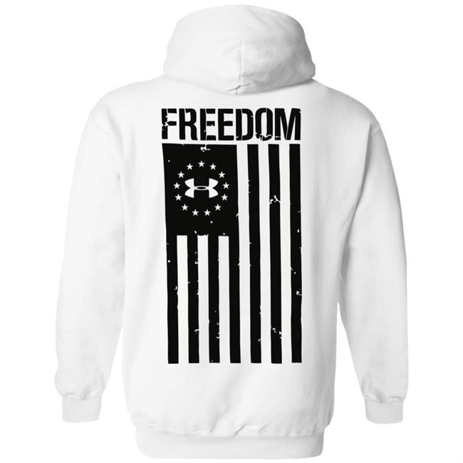 US NWT Under Armour Freedom Flag White Shirt NWT US NWT Under Armour Freedom Flag White Shirt NWT