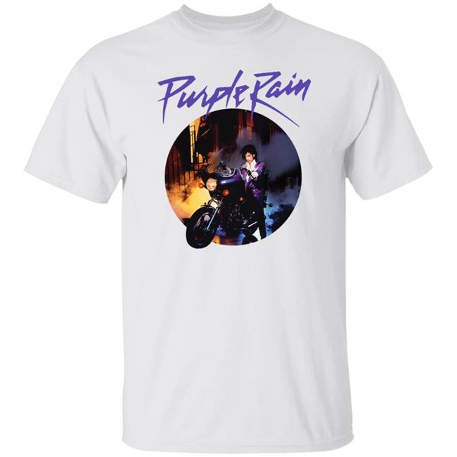 Prince Purple Rain Licensed T Shirt NEW NWT White Shirt