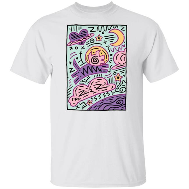 Lauren Z Side Pup Art T Shirt Lauren Z Side T Shirts 3BLACKDOT T Shirts Side Pup Art T Shirt